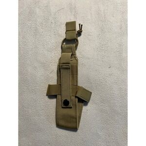 Tactical MOLLE Radio Holster Pouch Coyote Green Adjustable Nylon Gear Holder